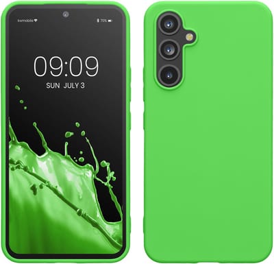 kwmobile telefoonhoesje geschikt voor Samsung Galaxy A54 5G - Hoesje voor smartphone - Back cover in limoengroen