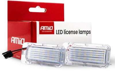 AMiO LED Kentekenverlichting CLP05 Ford Jaguar – Canbus Foutvrij – Plug en Play LED Set van 2 Nummerplaatverlichting Lampen