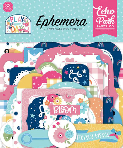 Echo Park Play All Day Girl Ephemera (PAG268024)
