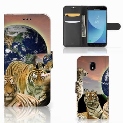 Samsung Galaxy A30 Telefoonhoesje met Pasjes Roofdieren