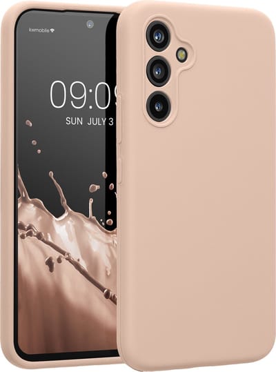 kwmobile telefoonhoesje geschikt voor Samsung Galaxy A54 5G - TPU backcover met siliconen coating - Smartphone case in oudroze