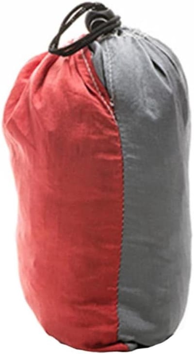 Nylon Hangmat - Draagbare Tent - Buiten Ontspannen - Geïntegreerd Net - 260 x 140 cm - Grijs Oranje