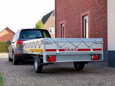 Vlakzeil op maat voor Eduard aanhanger - 230x145 cm - waterdicht