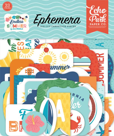 Echo Park - Endless Summer - Ephemera - 33pcs (ES274024)