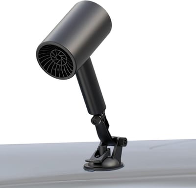 Auto Verwarmers - Voertuig Ontdooier - Snel Ruiten Ontdooien - Verstelbare Luchtstroom - 1.3 Meter Snoer - Zwart