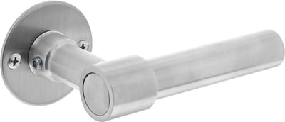 Intersteel Deurkruk L/L-model met rozet 2 mm rvs geborsteld