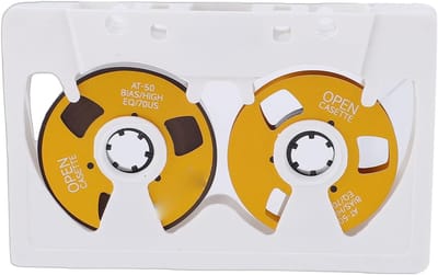 Lege Cassetteband - Opnametape - Muziek Opnemen - Hifi Audio Kwaliteit - 50 Minuten - Wit
