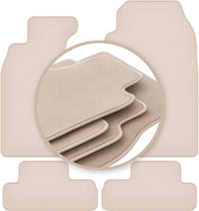 PREMIUM beige matten voor: Mini Cooper R52 Cabrio 2004-2008