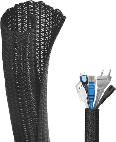 Kabelbeschermer 3m - 1/2 inch - PET materiaal - Beschermt kabels tegen knagen - ShopVlot