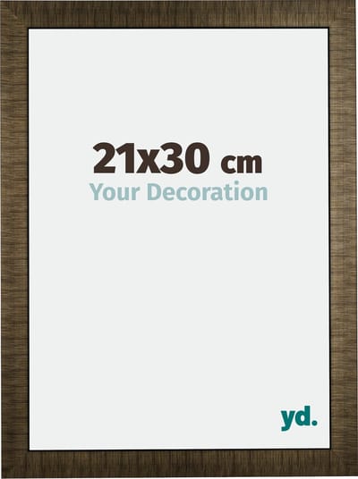 Your Decoration - Fotolijst 21x30 cm - Hout - Champagne Geborsteld - Leeds