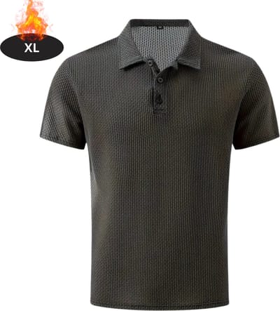 Livano Poloshirt Heren - T-Shirt Heren - Shirt - Overhemd - Polo Shirt - Donkergrijs - XL