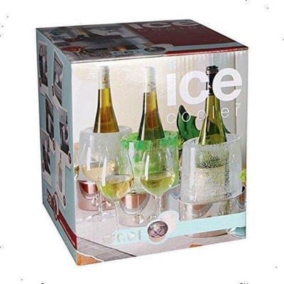 Wijnkoeler - grote ijsemmer vulbaar met water - voor flessen champagne, bier en wijn