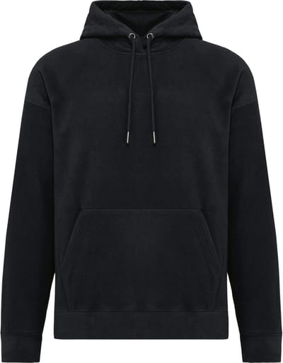 Kariban Oversized uniseks sweater met capuchon van gerecycleerd fleece K949 - Black - 3XL