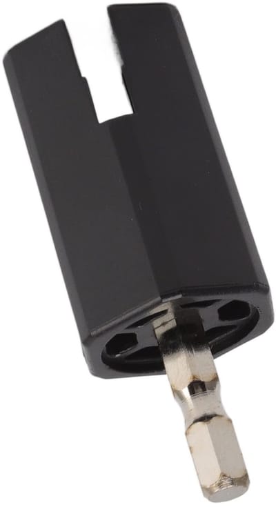 Allecto - Stringwinder - Elektrische gitaar - Lichtgewicht en gebruiksvriendelijk - Zwart - Snaaraanzetter - Ideaal voor basgitaar - Compact formaat