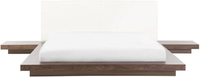 ZEN - Futon tweepersoonsbed - Lichte houtkleur - 160 x 200 cm - MDF