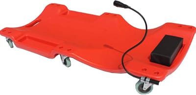 Mechanics Rolstoel - Monteurskruk Werkplaatswagen - Onder auto werken - Verdiept gereedschapsvak - 40 inch - Rood