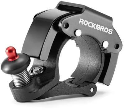 HOB Fietsbel - Aluminium - 100 dB Geluid - Compact Design - Universeel - Premium Design - Zwart - Fietsen - Elektrische Fietsen