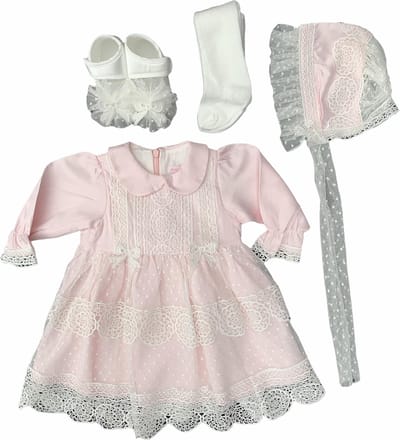Baby doop kleertjes roze