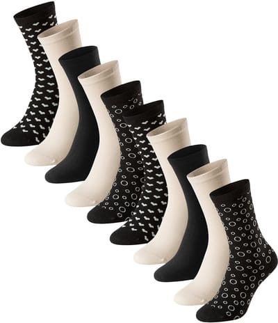 Schiesser Dames sokken 10 pack Bluebird
