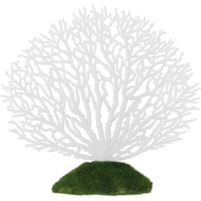 Plastic Kunstmatige Koraalplanten Ornament Onderwater Vissenkom Aquarium Decoratie Oranje