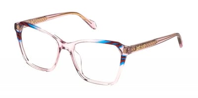 Just Cavalli VJC048 Rosa trasparente lucido 54/17/140 WOMAN Brilmonturen