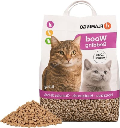 Hout Granulaat - Kattenbakvulling - Zindelijkheid Katten - Gemaakt van Grenenhout - 10 Liter - Natuurlijk