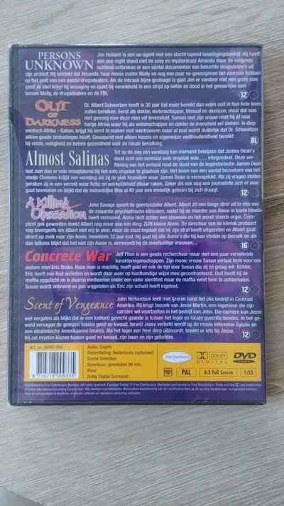 Six Pack 4 ( Persons Unknow / Out Of Darkness / Almost Salinas / A Killing Obsession / Concrete War / Scent Of Vengeance )