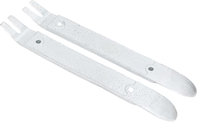 Koevoet Dubbel Doel - Paneelverwijderaar Gereedschap - Auto Interieur Demontage - Superdunne Boogtip - 25 cm - Chroom