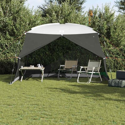 vidaXL - Muskietentent - Grijs - 380 - x - 380 - x - 225 - cm - Polyester - en - Fiberglas