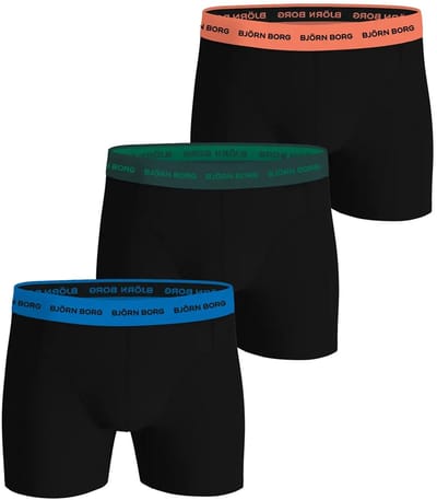 Bjorn Borg 3-pak Heren boxershort - Cotton Stretch - Zwart / M