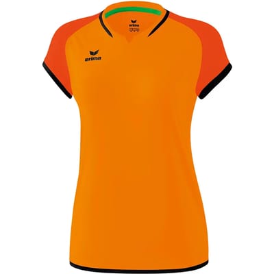 Erima Zenari 3.0 Volleybalshirt Dames - Oranje / Zwart / Mandarine | Maat: 34