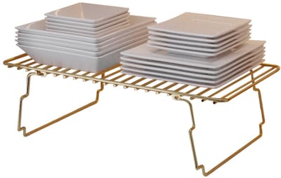 Asir - Wandplank - Goud, 15 x 42 x 19 cm