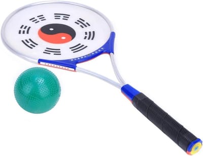 Aluminium Handvat Taiji Fitness Racket met Siliconen Bal voor Tai Chi Oefeningen voor Ouderen