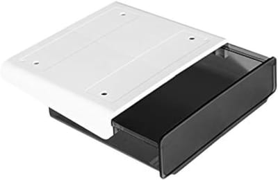 Onderbureaulade Opbergruimte - Verborgen Pennenbak - Bureau Organiseren - Zelfklevende Bevestiging - 17x20cm - Zwart