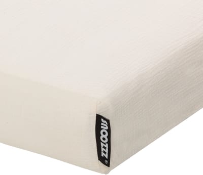 Snoozzz Hoeslaken Ledikant - 60x120cm - 100% Hydrofiel Katoen - Champagne