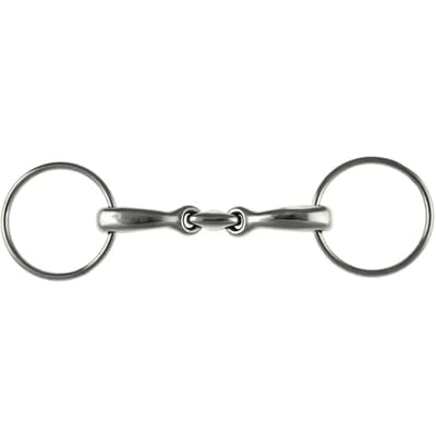 Zacht gebogen dubbele breuk bijters voor paarden Umbria Equitazione