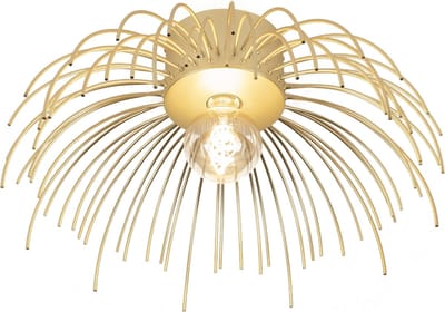 Lumidora Plafondlamp 75070 - Plafonniere - RAINDROPS - E27 - Goud - Messing (kleur) - Metaal - ⌀ 53.5 cm