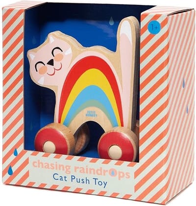 Duwfiguur Kat - Hout - Kinderen 1jr+