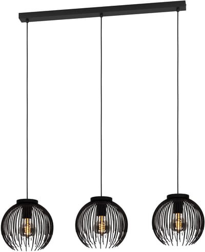 EGLO Venezuela-A Hanglamp - E27 - 93,5 cm - Zwart