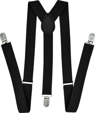 Fako Fashion® - Bretels - Effen - 100cm - Zwart