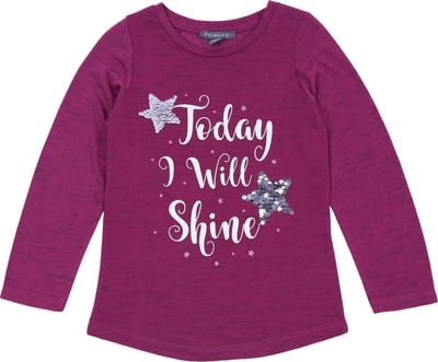 Paarse lovertjes blouse