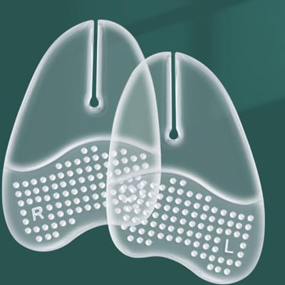 Slippers Knijpvoet Voorkussentje Onzichtbaar Zelfklevend Halve Handpalm Sandalen Korrelige Antislip Schokabsorberende Zoolkussentje gray