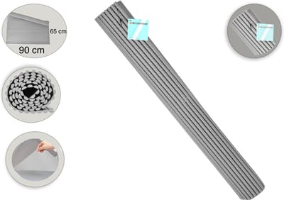 Anti-slipmat Grijs 90 x 65 - Voor keuken en diversen - Keukenlade beschermer of ondertapijt beschermer - Mat voor bescherming - Antislip kast - Anti slip mat - Lade bescherming - Badkamer