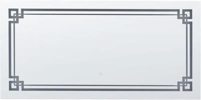 AVRANCHES - LED-spiegel - Zilver - Glas