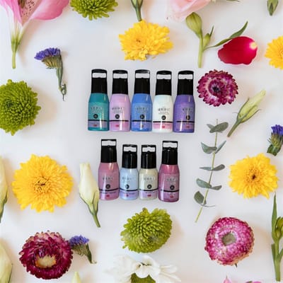 Artdeco Glitter Dimensional Paint Set,Set van 9, Relief Paint, Dimensional Fabric Paint, 3D Liner - 3D Verf - 3D Paint, Textuurschilderen, Reliëf Schilderen, Glitter Kleuren - Stof, Glas, Keramiek, Karton, Metaal, Papier, Steen - 9 x 50 ml