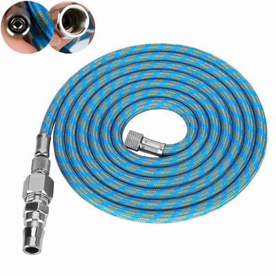Solidchoice - Dailygoody - Luchtslang Adapter Kit - Braided Airbrush - Voor Spray Gun - Nylon Quick Release - Voor Compressor - Ideaal voor Airbrush Werk - Geschikt