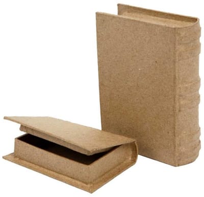 CC Papier Maché Boeken Set 2 stuks