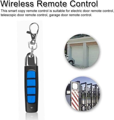 Allecto - 433MHz universele garagedeur afstandsbediening - auto alarm klonen - zwart - duplicator lock opener - geschikt voor thuis en winkels