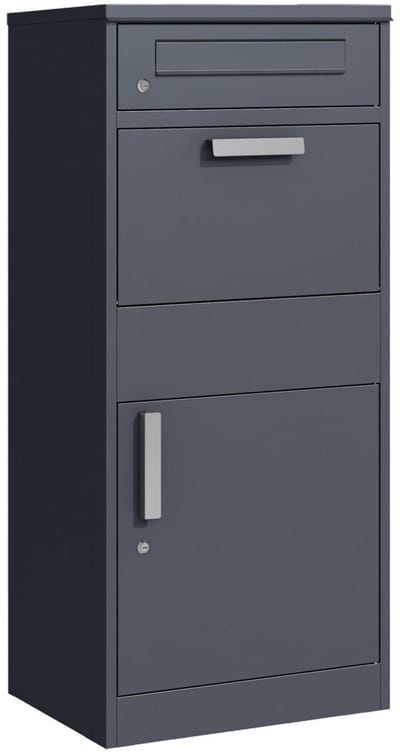 Pakketbrievenbus - 112 x 51 x 38 cm - grijs
