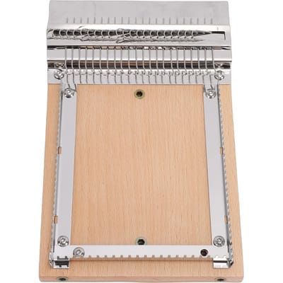 Petite Machine à Tisser Acier Inoxydable Bois Machine à Tricoter Faite à la Main Outil de Tissage pour Vêtements Couverture DIY